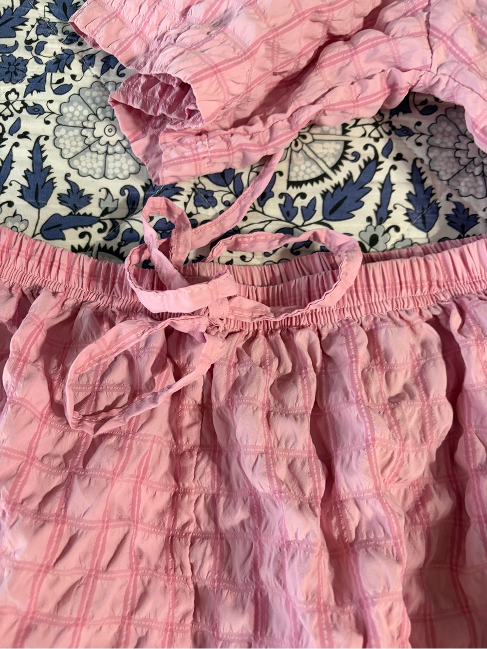 EUC Simply Southern Ruffled Two-Piece short set Medium lightweight - Picture 7 of 14